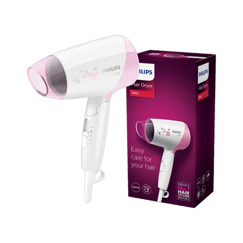 PHILIPS HP8120/00 Hair Dryer (1200 W, White, Pink)