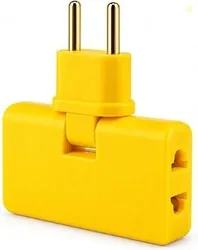 3-in-1 Rotatable Foldable Power Plug Adapter Travel & Home/Office