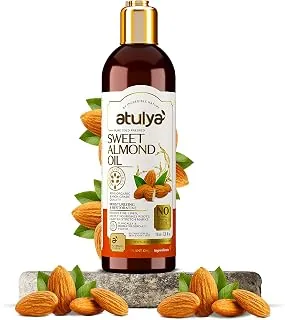 Pure Cold Pressed Sweet Almond Oil | Nourishing Oil for Skin | Oil for Reducing Stretch Marks & Fine Lines | Mineral Oil & Silicone Free | Suitable fo