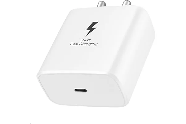 Samsung 45W USB-C Super Fast Charging Adapter for Galaxy S25 Ultra/Edge/FE, S24 Ultra/Edge/FE, S23, Z Fold 7/6/5/4, Z Flip 7/6/5/4, Galaxy A56/A36, M5