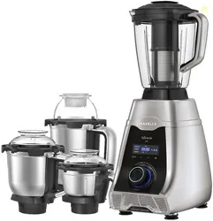HAVELLS NA 500 W Mixer Grinder Silencio | 4 Jars | Grey, Black