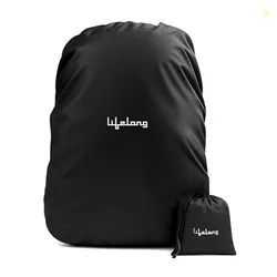 Lifelong Backpack Rain Protector for 45L Backpack | Waterproof & Dustproof with Elastic Adjustable Fit | Travel, Trekking, Hiking, Camping & Cycling |