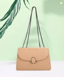 Caprese Tiaraa Sling Medium Dark Beige Bag for Women Sling Bag (Beige, 2.52 L)