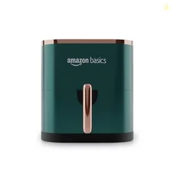 Amazon Basics 3.5L Electric Air Fryer | 1200 W | Temp. Settings Up to 200C | 7 Pre-set Options | 360 High Speed Air Circu