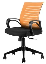 NGFC Ergonomic Office Chair for Home & Office | High-Back Support & Armrests | 360 Swivel & Tilt Lock | Comfortable & Adjustable Work Chair (1, Orang