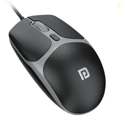 Portronics Toad 103 Wired Optical Mouse with 2400 DPI, Plug & Play, Ambidextrous, Hi-Optical Tracking, 1.5M Cable Length, 30 Lakhs Click Life,