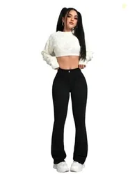 Women's Flared Jeans|High Waist Bootcut|Wide Leg|Bell Bottom Denim for Trendy & Comfortable Fit