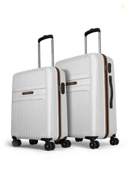 Aristocrat Unisex Set Of 2 Atlas Textured Hard-Sided Trolley Bags