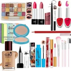 G4U Complete Makeup Set For Women | Pro Beauty Elegance Kit Pack of 17 Pcs | Gift Set For girls A20