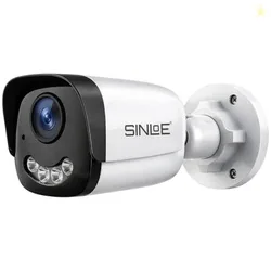 SINLOE Wired 2 MP Color Night Vision Day/Night 24 Hour Full Color Vision 1080P Full HD AHD Weatherproof Bullet Outdoor CCTV Compatible for All 2MP and