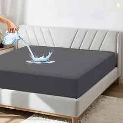 GADDA CO Waterproof King Mattress Protector | Bamboo-Feel Soft Cotton Surface, Cool & Hypoallergenic Comfort | Fitted Cover for 78x72 in Mattress (6x6