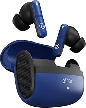 pTron Bassbuds Blaze in-Ear TWS Earbuds w/ 13mm Drivers, 50Hrs Playtime, AI-ENC Clear Calls, Bluetooth V5.4 Wireless Headphones, Touch Control, Voice