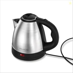 CELLECOR Electric CEK15 QUICKBOIL Auto-Shut Off Electric Kettle (1.5 L, Black)