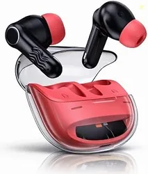 Crysta Gaming TWS Earbuds  Ultra Low Latency 40ms, Bluetooth v5.49+ENC for Clear Calling, 50Hr Playtime, Bass Boosted, Premium Wireless Headphone, To