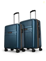 Aristocrat Set Of 2 Atlas Textured Hard-Sided Trolley Bags