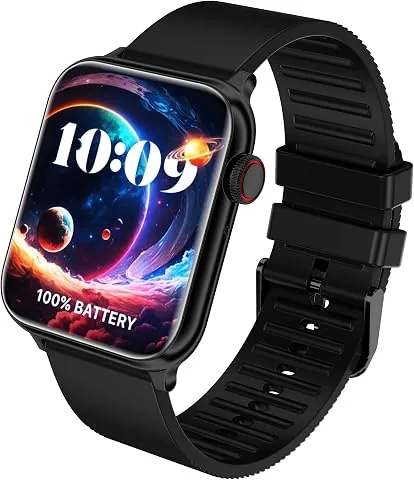 Prime Smart Watch 1.78" AMOLED Always ON Display with 60Hz Refresh Rate,Bluetooth Calling,DIY Watch Faces,AI Voice Assistant,ECG,SpO2,BP Monitoring,an