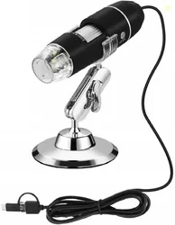 microware 3 in 1 50 to 1000x Magnification USB Digital Microscope, Endoscope with 2.0MP Camera 8 LEDs Stand Holder for Android Phone Tablet, Windows and MacBook OS Computer Cross-polarised Light Dermatoscope