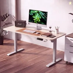 ET V ONE Lite Electric Standing Desk with 1-Piece Solid Top | Heavy Duty Height Adjustable Computer Desk | 3 Memory Preset | 5 Year Warranty | for Hom