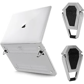 Florican Portable Invisible Laptop Riser Stand | Mini Aluminum Cooling Pad, Lightweight Laptop Desk Stand for MacBook, Lenovo, Dell, HP & Other Laptop