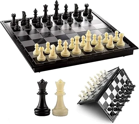 Famous Quality Folding Materials and Smooth Surface Magnetic Chess Board for Kids & Adult, 10.2-Inch Famous Quality Folding Materials and Smooth Surfa