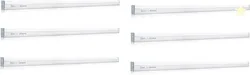 Philips Slimline Advance 25-Watt 2500-lumen Metal Batten Tubelight (Pack of 6) (Warm White) (Study Room Specialist)