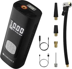 19TI6, Tyre Inflator, 150 PSI, 6000mAh, Super Fast Inflation, Power Bank Function, Type-C, Included 12V Car Adapter, Wired & Wireless Mode, SOS Mode,