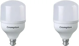 Crompton B22D LED Lamp (Cool Day Light, 40W) LED40DFCDL (Pack of 2)