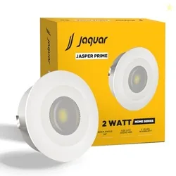 Jaquar Jasper Prime 2W LED Light Spotlight | SPOT Light for Home Ceiling | Warm White SPOT Light (Pack of 1), Polycarbonate