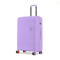 Polypropylene Boston Hard-Sided Polypropylene 8 Spinner Wheel Check-in Luggage Purple 28 Inch |75Cm Trolley Bag Suitcase, Large