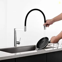 ALTON LEO-13015, Magnetic Docking Kitchen Sink Faucet, Chrome