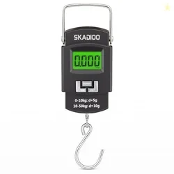 Weight Machine for Luggage 50kg, Luggages Weighing Scale for Flights, Electronic Portable Fishing Hook Type with Digital LCD Screen Used for Gas Cylin