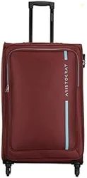 Large Polyester Hybrid Spinner Suitcase Dasher 4W STROLLY 78 RED, 43 Cm