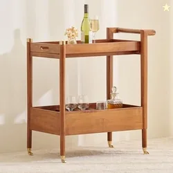 Home Centre | Amanda Serving Trolley | for Kitchen and Bar | Brown