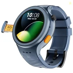 AGEasy Protec Fall Detection Smartwatch for Seniors with 4G LTE Calling, SOS Button for Emergencies, 1.28 AMOLED Display, IP68 Water Resistance, Pill