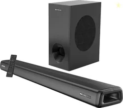 Zebronics Zeb Jukebar 9200 DWS Dolby Digital Plus Soundbar(160W) Supporting Bluetooth USB/AUX/Optical in/HDMI(ARC), Wall mountable with LED Display an