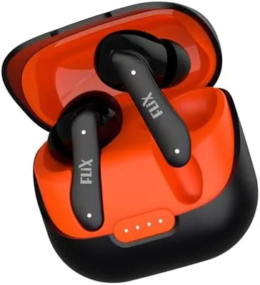 FLiX (Beetel T22 Nitro Buds TrueWireless InEar,Bluetooth v5.4(Quick Paring),10mm Super Bass Drivers,IPX4 Rated,Quad Mic ENC,Touch Controls,70hrs Playb