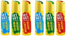 SET WET Deodorant Spray Perfume Cool, Charm & Mischief Avatar for men, 150ml (Pack of 6)