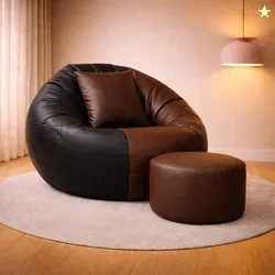 SHIRA 24 4XL Tear Drop Bean Bag Cover  (Without Beans)