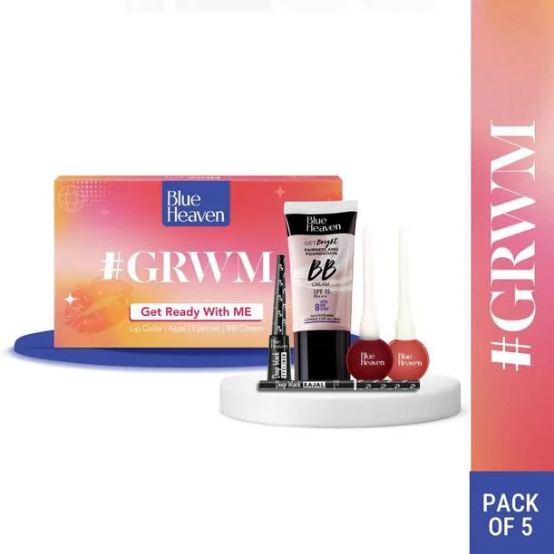 BLUE HEAVEN GRWM Makeup kit for Women - Price in India, Buy BLUE HEAVEN GRWM Makeup kit for Women Online In India, Reviews, Ratings & Features | Flipk