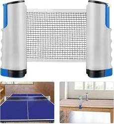 Tima Table Tennis/ Ping pong Portable Ping Pong Net  Retractable Table Tennis Net for Any Table ,Colour May vary