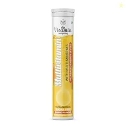 Multivitamin with Multi Minerals I Increased Energy Levels, 20 Effervescent Tablets, Mango Flavour | Daily Vitamin Drink | Fast Up Energy (Pack of 1)
