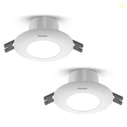 Panasonic 5W LED Concealed Downlight for Ceiling, LED Deep Junction &amp; Concealed Box Light (Natural White, PDLM34054-2)