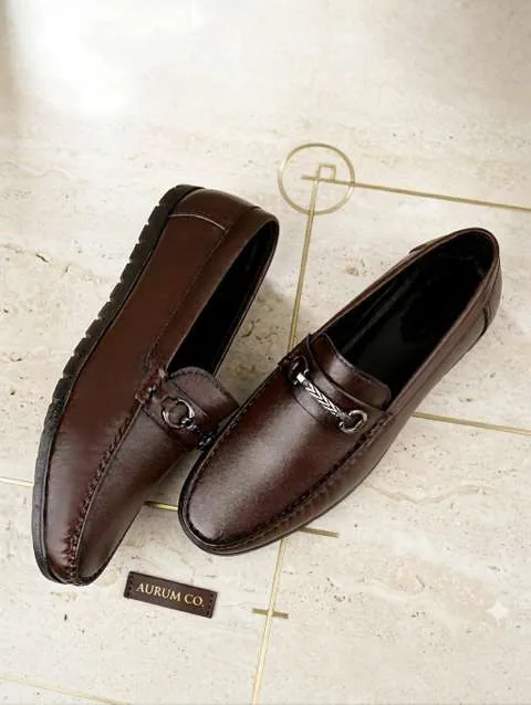 ROASTER Loafers For Men (Brown , 10)