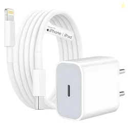 RAVIAD 20W Original (MFi-Certified) Super Fast Charger Adapter &amp; Lightning Cable, Compatible with iPhone 14/14 Plus/14 Pro/14 Pro Max/13/12/11/X/8