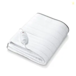 Beurer German Engineering TS 17 Single Electric UnderBlanket for Single Bed I German Engineering I Non-Slippery due to Elastic Band I 3 Temperature Le