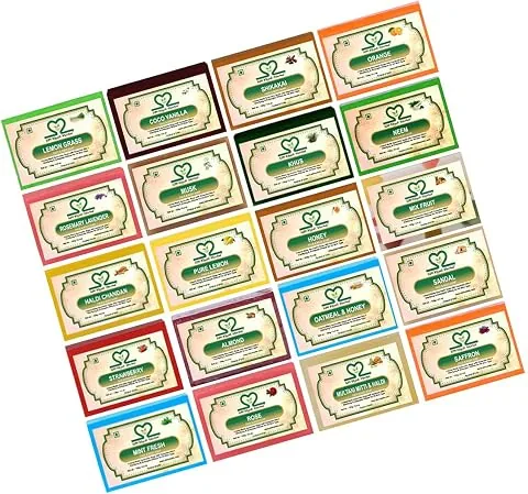 S2M Herbal Super Saver Handmade Bathing Bar Combo - Pack of 20 (With Essential Oils for Glowing Skin)