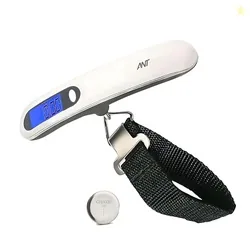 Digital Luggage Scale 50kg  Portable High-Precision Travel Weight Scale with Backlit LCD, Strap Hook, Tare & Unit Switch  Ideal for Flights, Suitcas