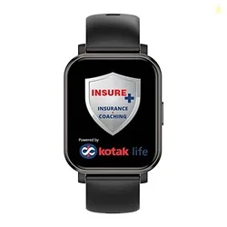 GOQii Insure+ 5 lakhs Health Insurance with Smart Vital Stream (Black) and 3 Months Personal Coaching