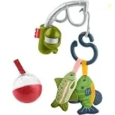 Baby Toys Mini Me Moments Reel Fun Fishing Set, 4-Piece Sensory Activities for Newborn Developmental Play Ages 3+ Months