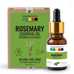 Organix Mantra Rosemary Essential Oil for Hair, Skin & DIY - 100% Natural & Steam Distilled Oil - 15ML Organix Mantra Rosemary Essential Oil for Hair,